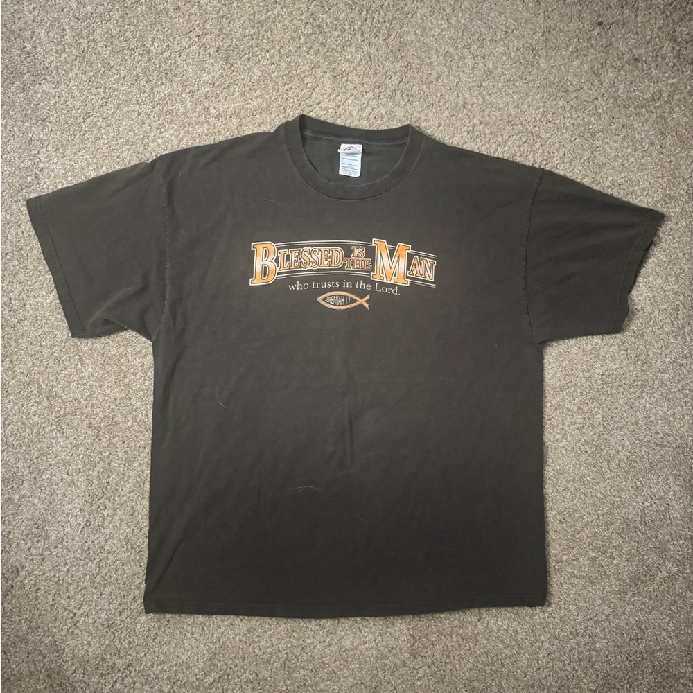 *XL* HeavyWeight BibleVerse Graphic Tee-Shirt (Jeremiah 17:7)